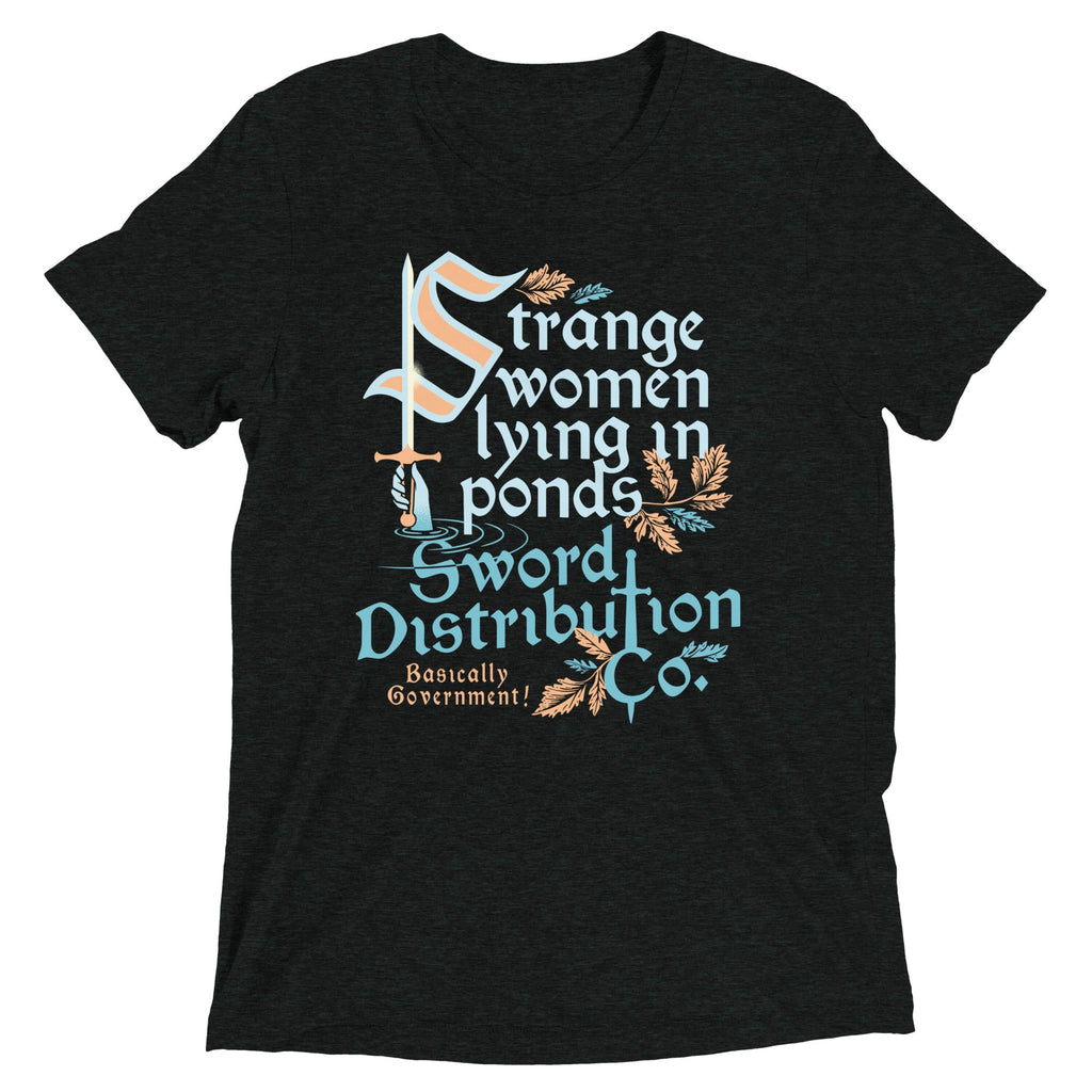 Strange Women Lying In Ponds Sword Distribution Co Men's Tri-Blend Tee