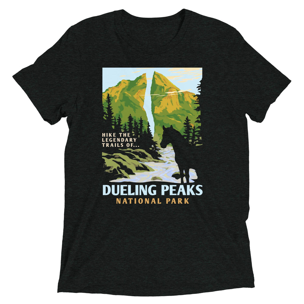 Dueling Peaks National Park Men's Tri-Blend Tee