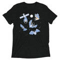 Bats In Space Men's Tri-Blend Tee