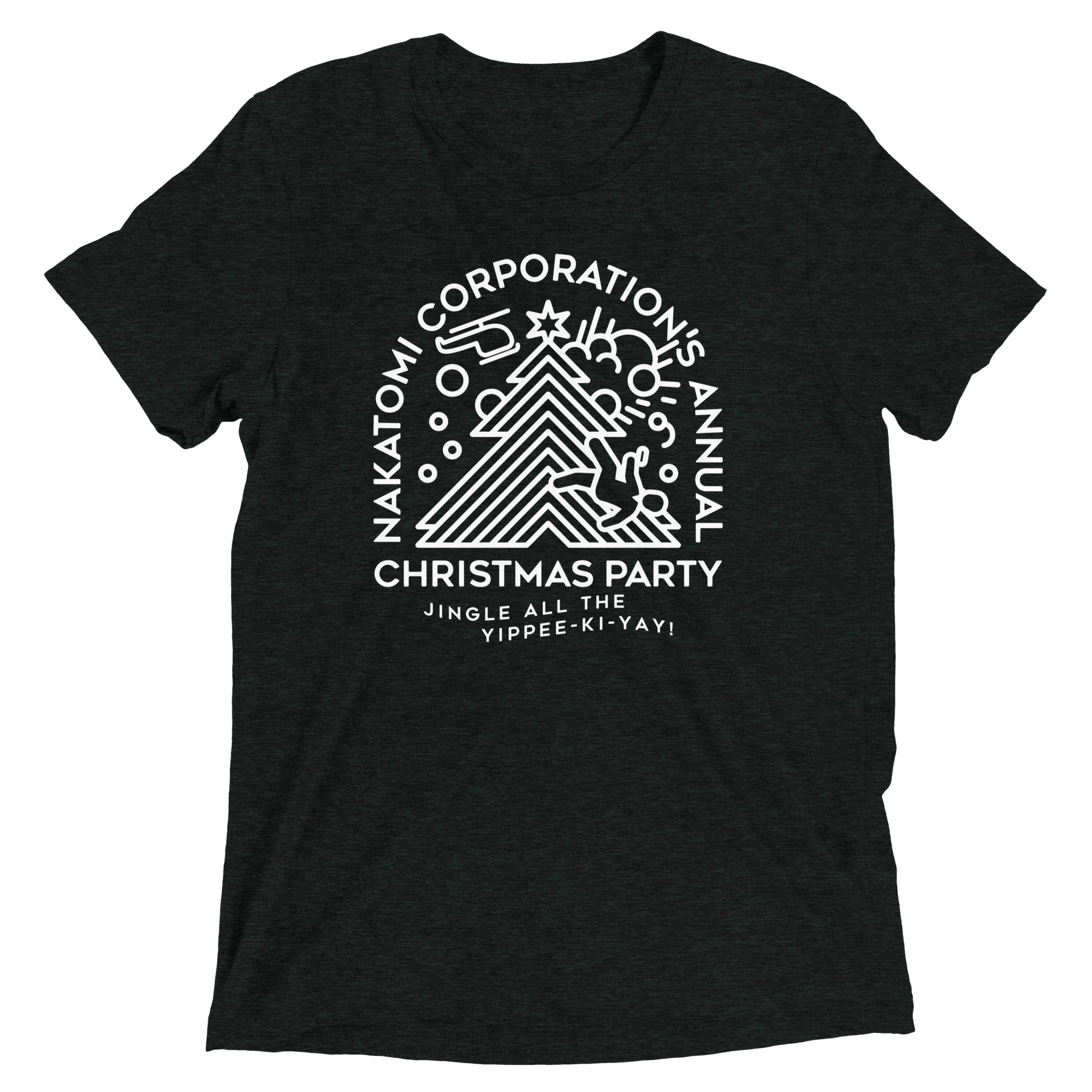 Nakatomi Christmas Party Men's Tri-Blend Tee