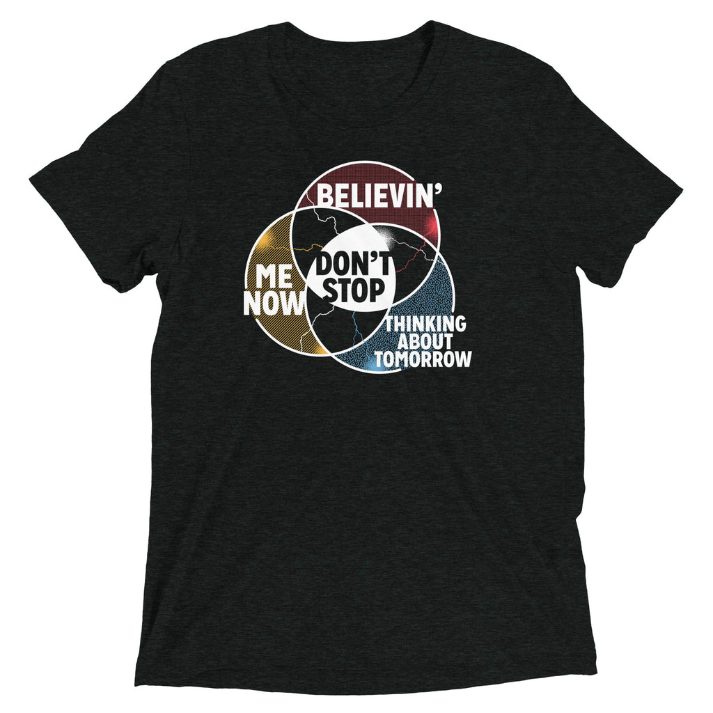 Don't Stop Venn Diagram Men's Tri-Blend Tee