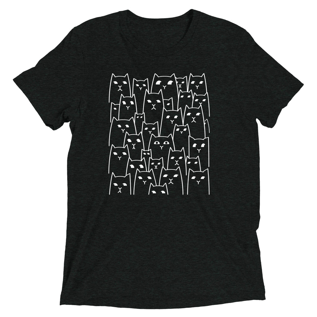 Suspicious Cats Men's Tri-Blend Tee