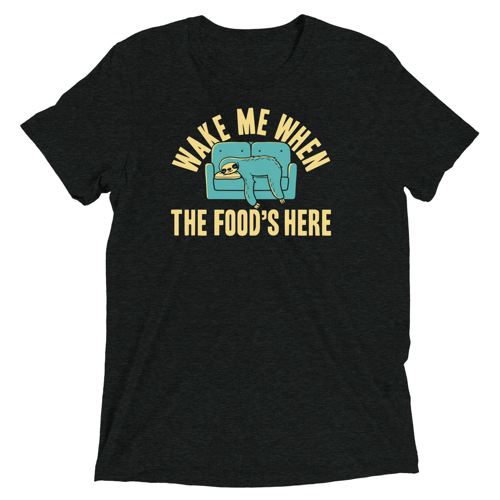 Wake Me When The Food's Here Men's Tri-Blend Tee