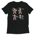 Alright We'll Call It A Draw Gingerbread Men's Tri-Blend Tee
