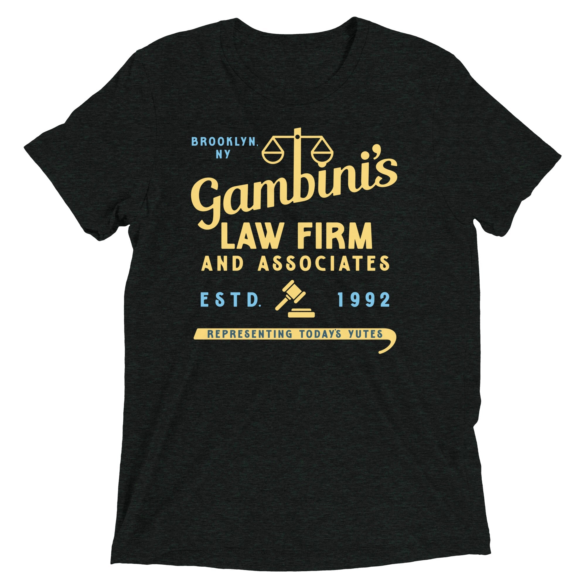 Gambini's Law Firm Men's Tri-Blend Tee