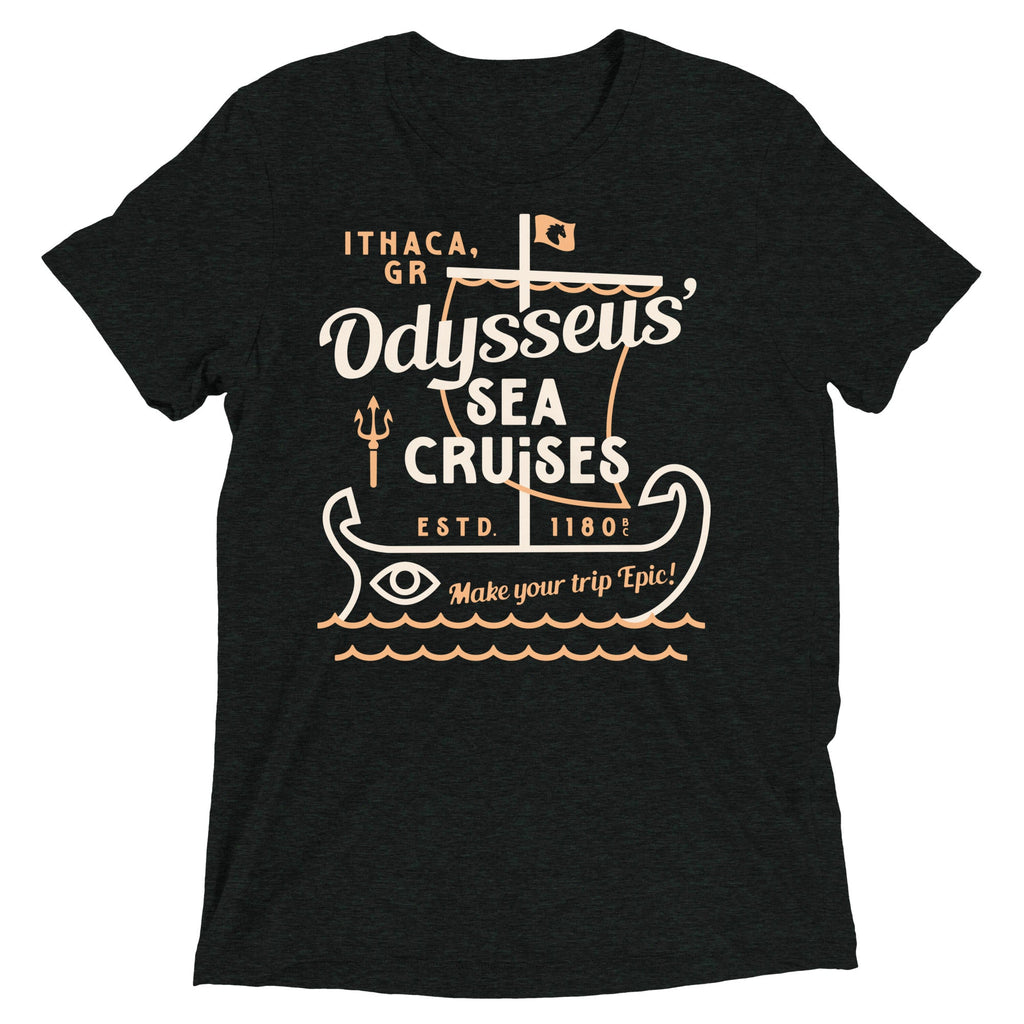 Odysseus Sea Cruises Men's Tri-Blend Tee