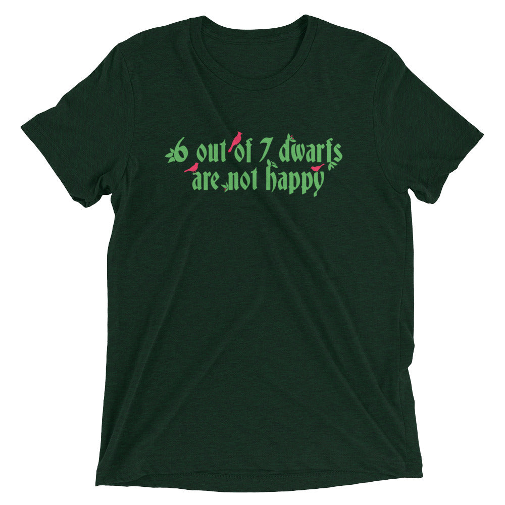6 Out Of 7 Dwarfs Men's Tri-Blend Tee