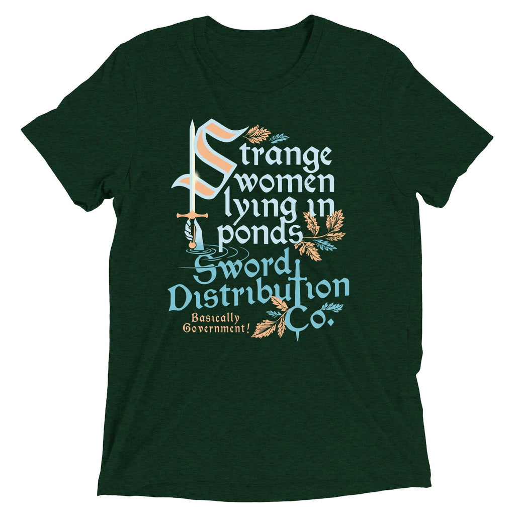 Strange Women Lying In Ponds Sword Distribution Co Men's Tri-Blend Tee