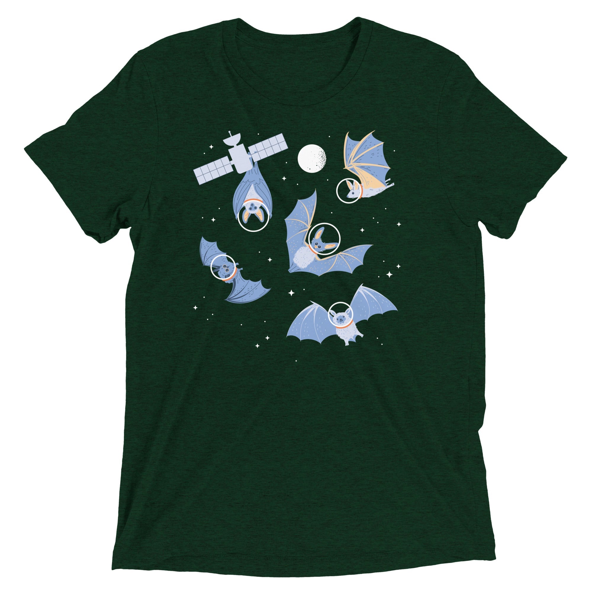 Bats In Space Men's Tri-Blend Tee