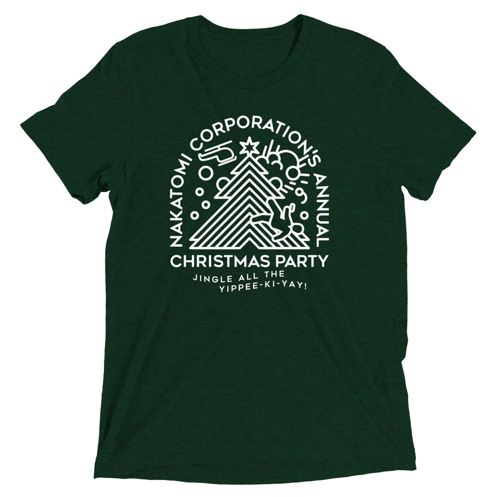 Nakatomi Christmas Party Men's Tri-Blend Tee