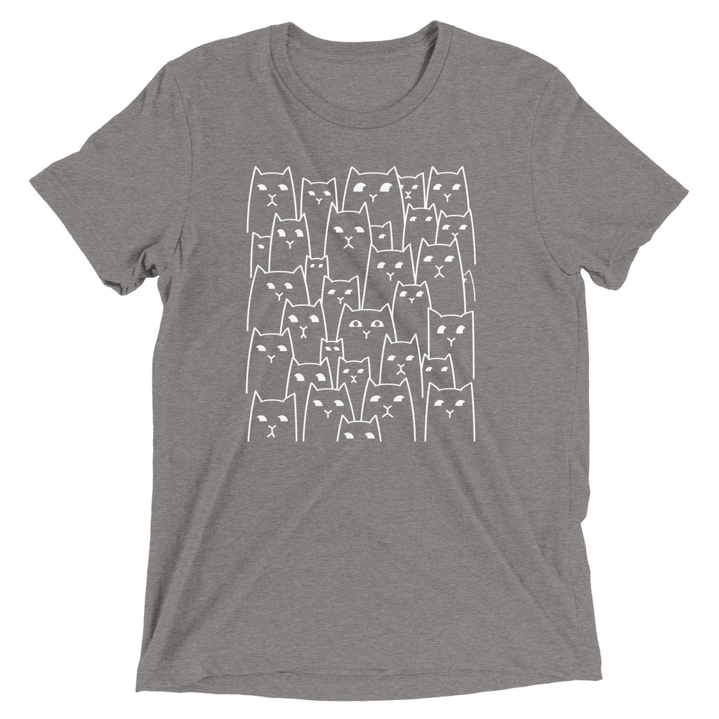 Suspicious Cats Men's Tri-Blend Tee