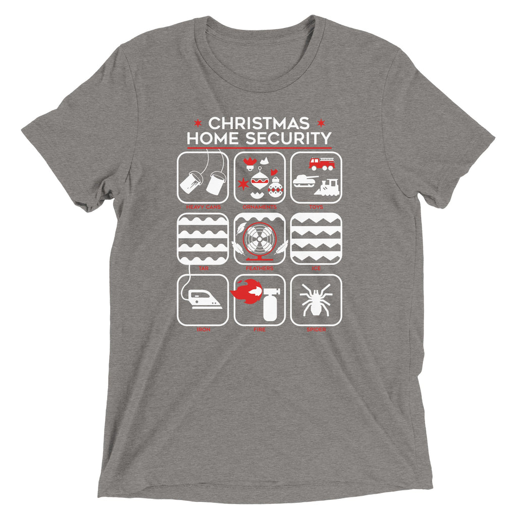 Christmas Home Security Men's Tri-Blend Tee