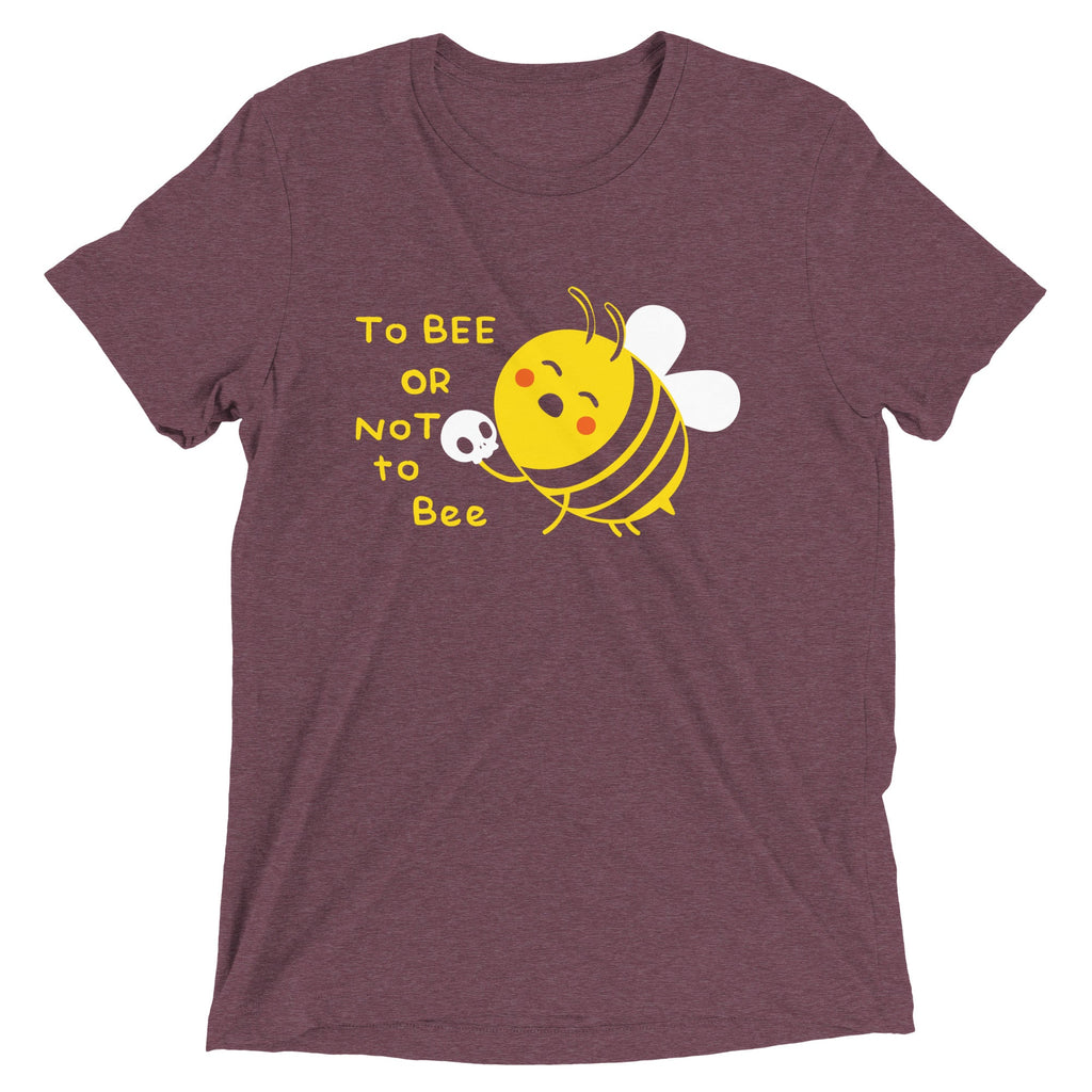 To Bee Or Not To Bee Men's Tri-Blend Tee