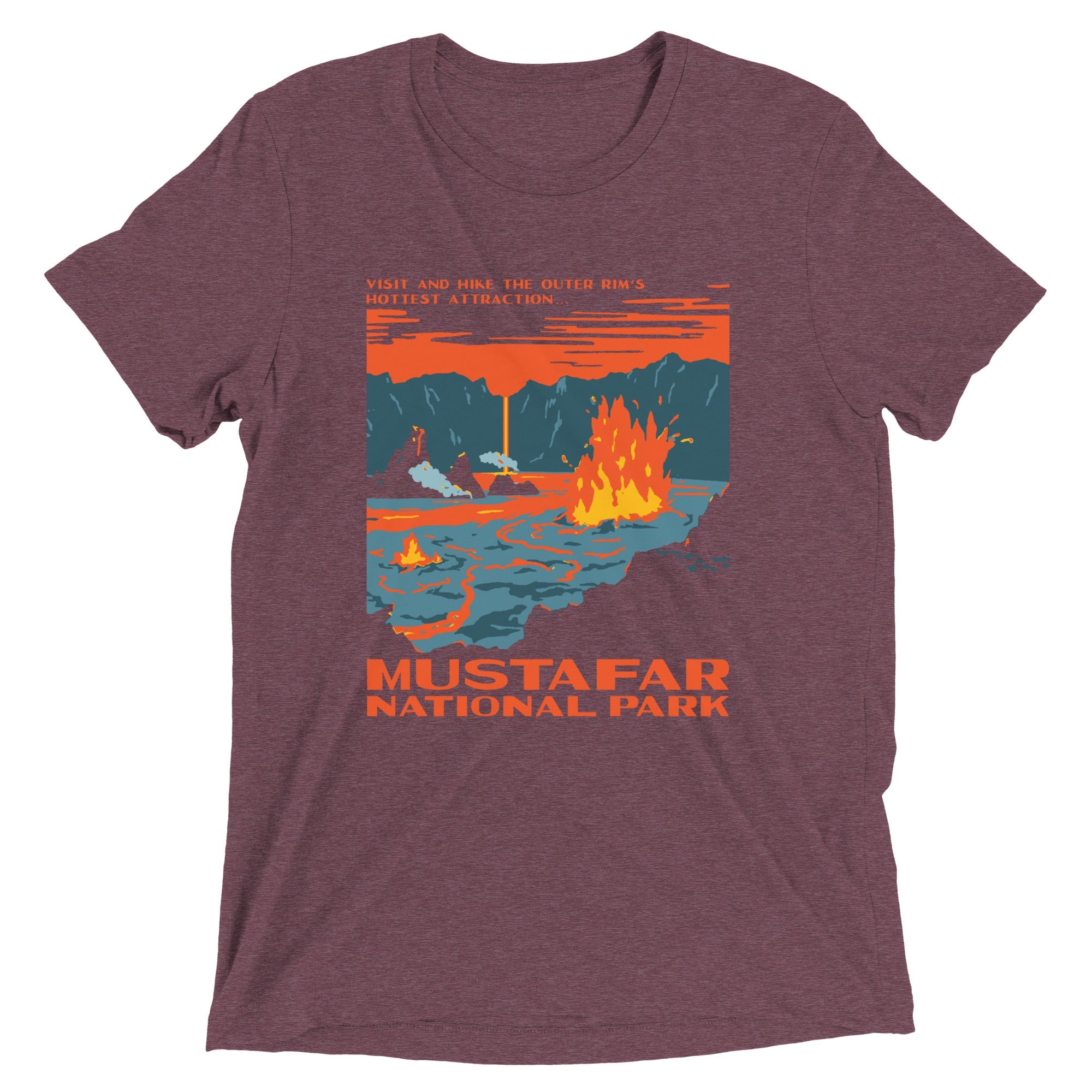 Mustafar National Park Men's Tri-Blend Tee