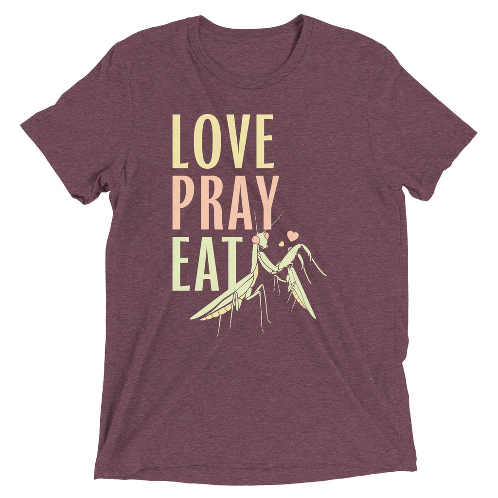 Love Pray Eat Men's Tri-Blend Tee
