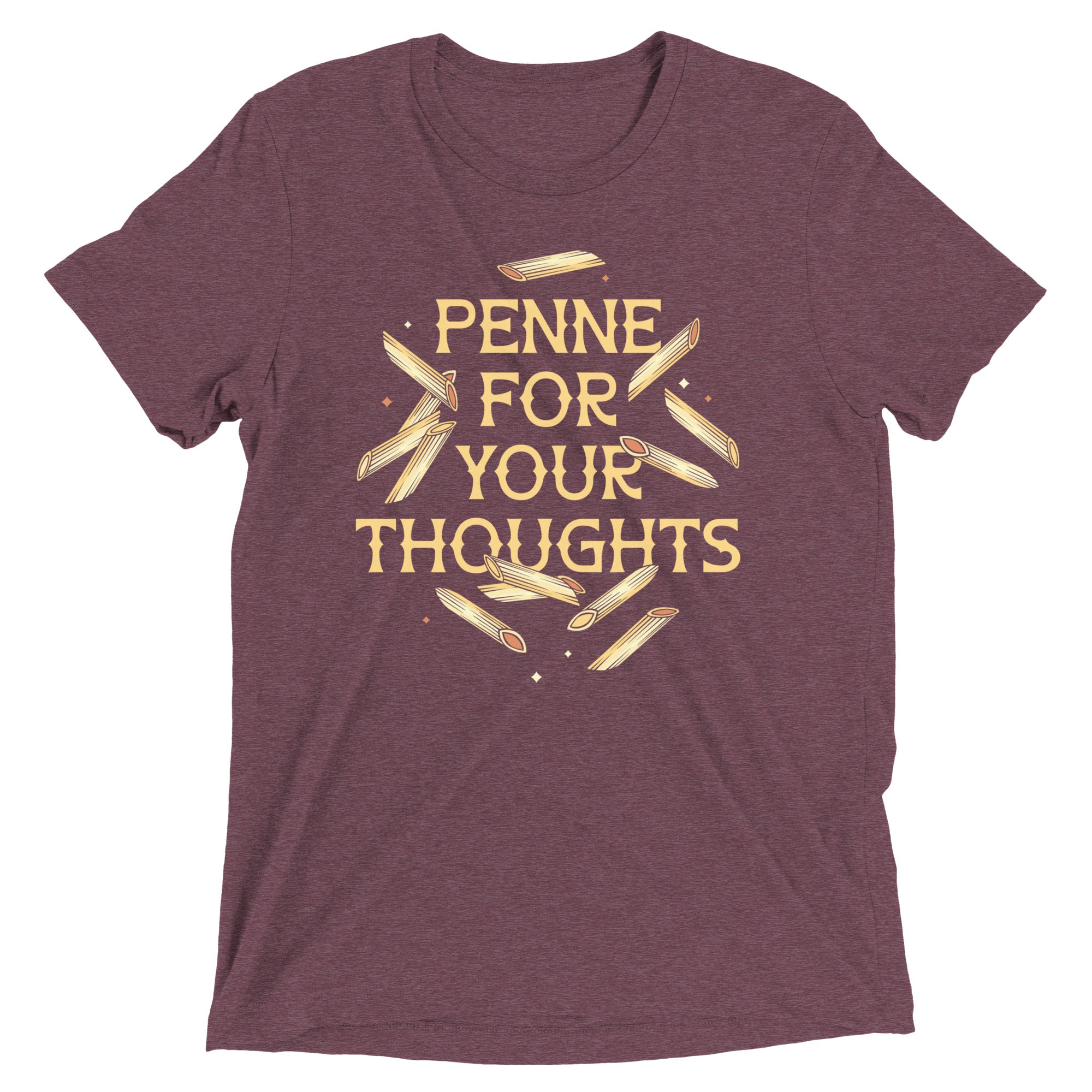 Penne For Your Thoughts Men's Tri-Blend Tee