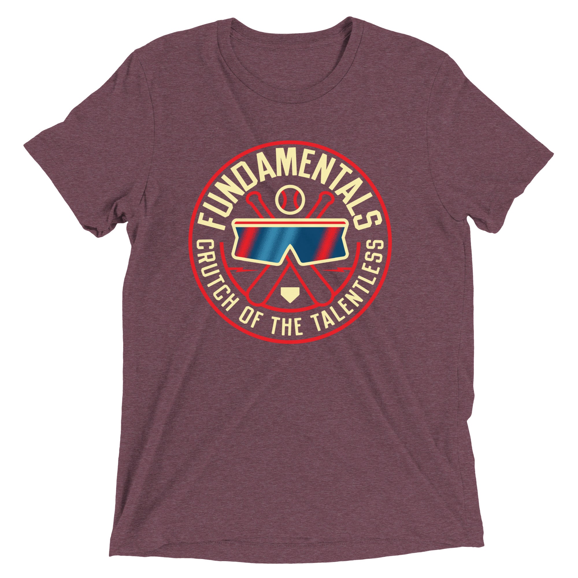 Fundamentals Crutch Of The Talentless Men's Tri-Blend Tee