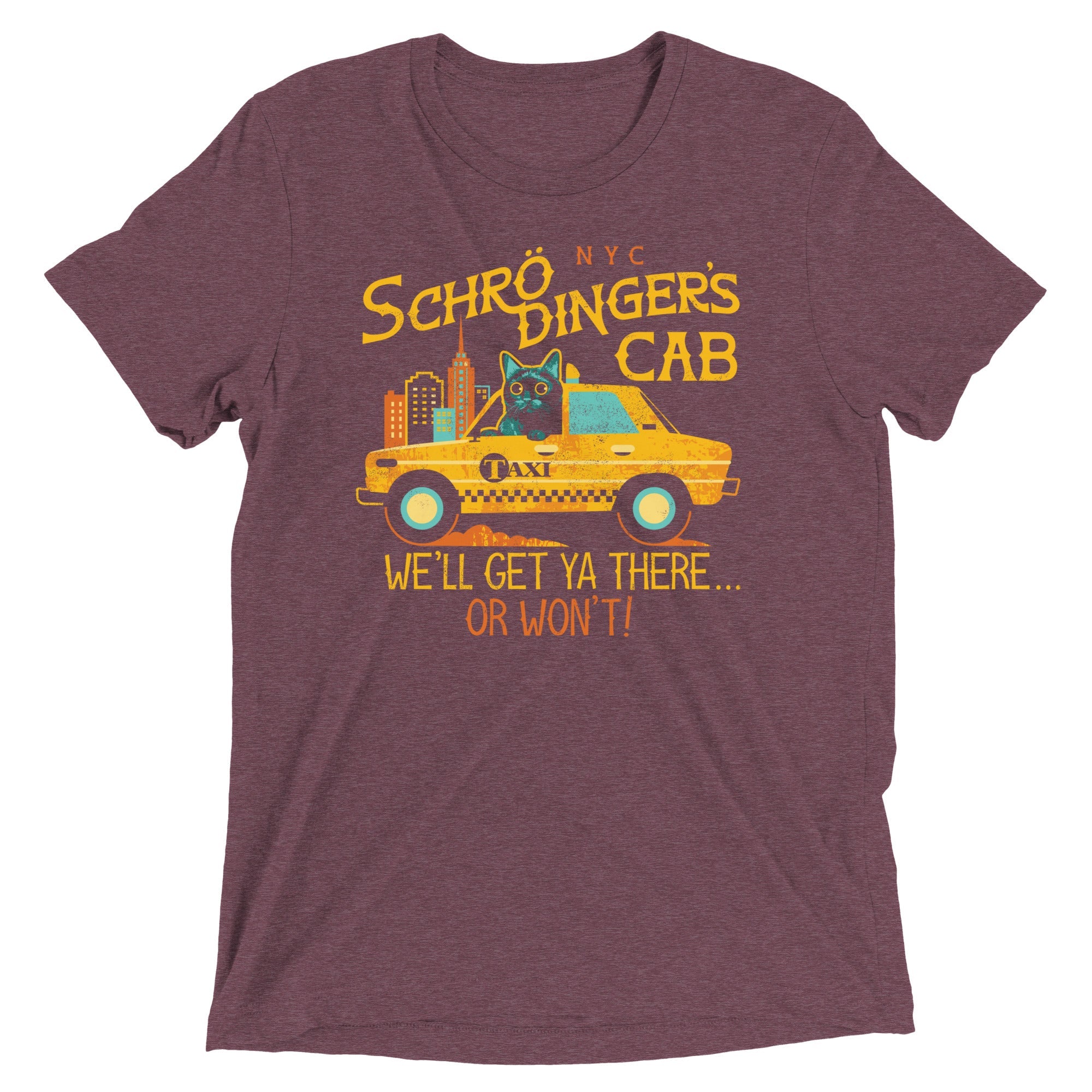 Schrodinger's Cab Men's Tri-Blend Tee