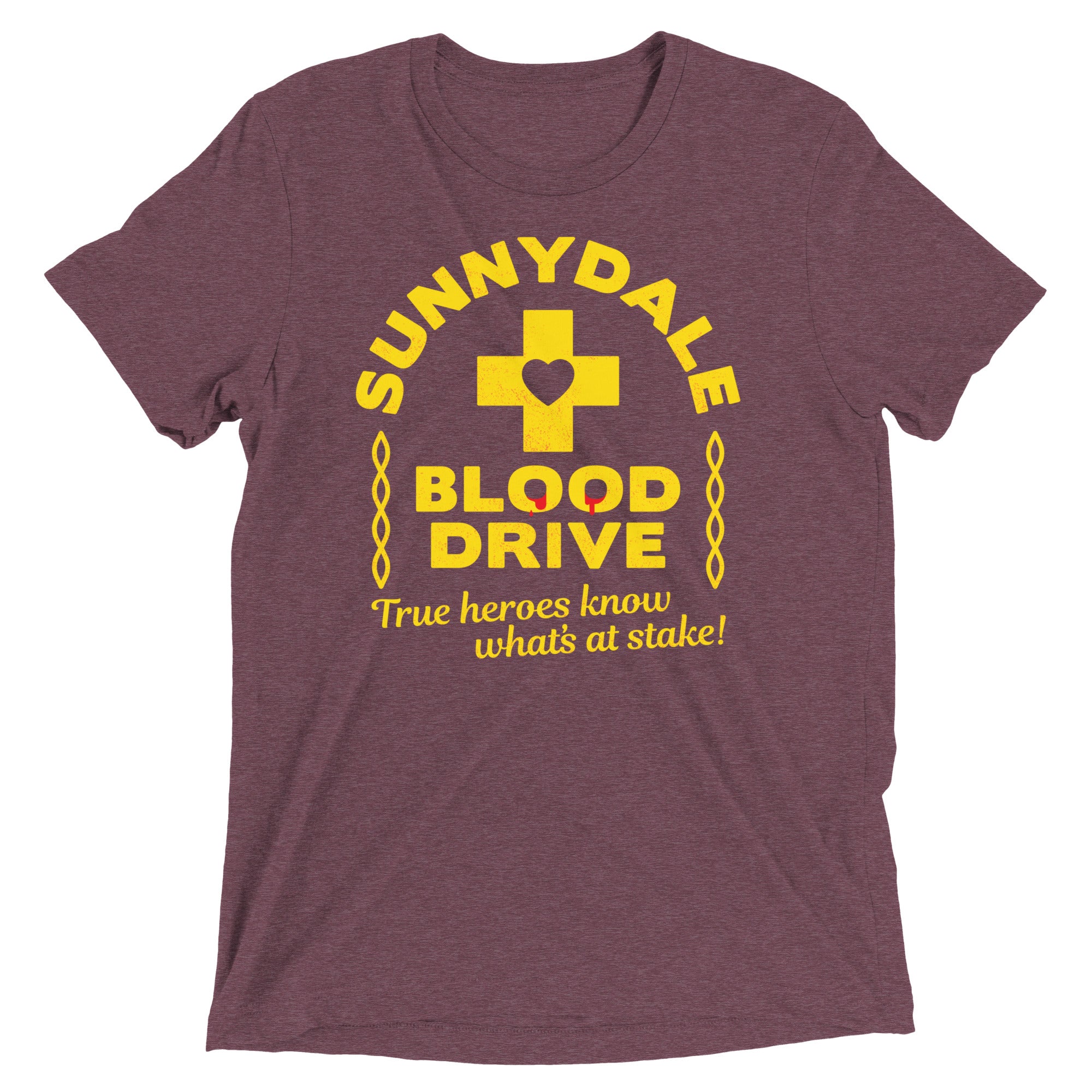 Sunnydale Blood Drive Men's Tri-Blend Tee