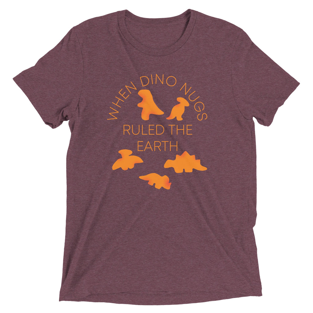 When Dino Nugs Ruled The Earth Men's Tri-Blend Tee