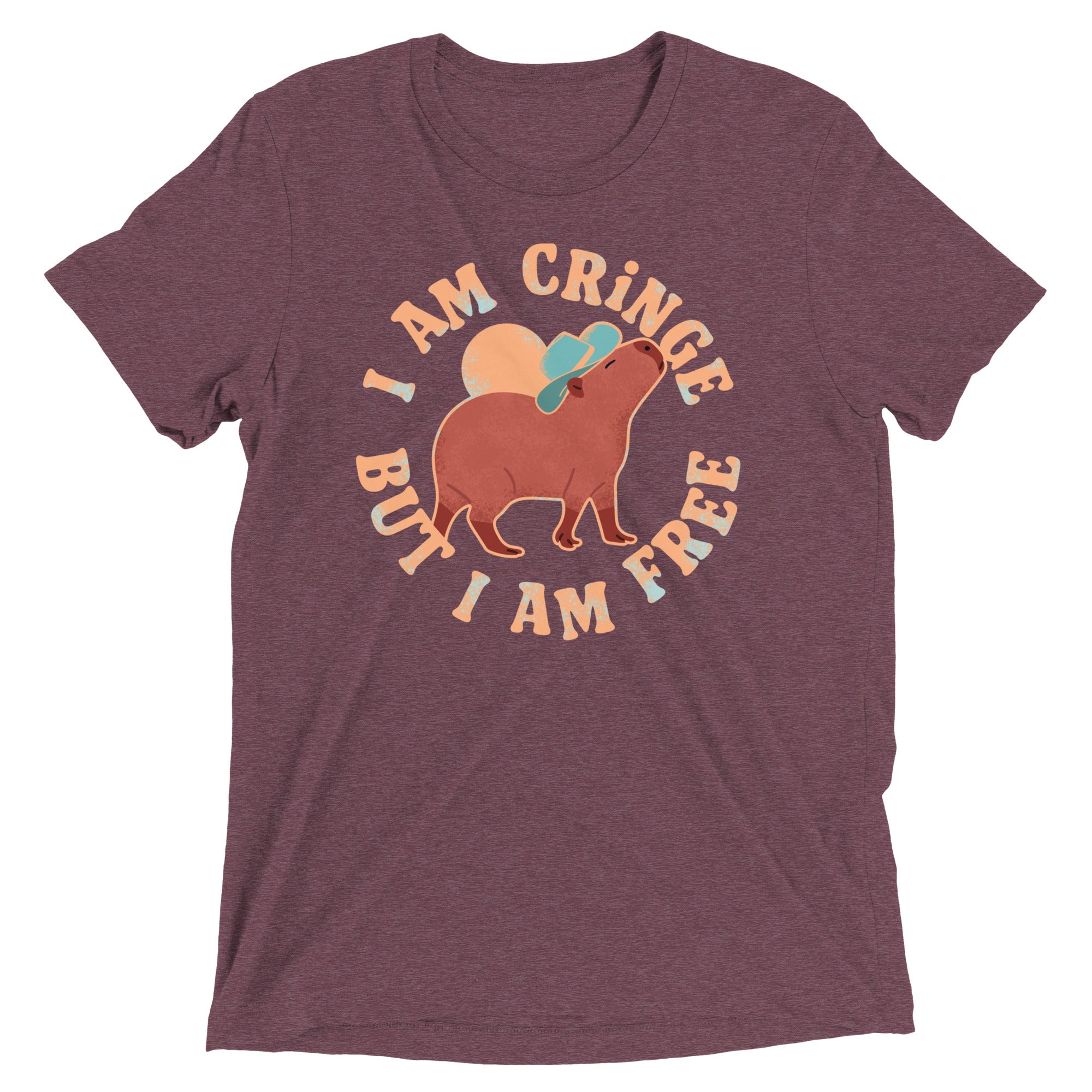 I Am Cringe But I Am Free Men's Tri-Blend Tee