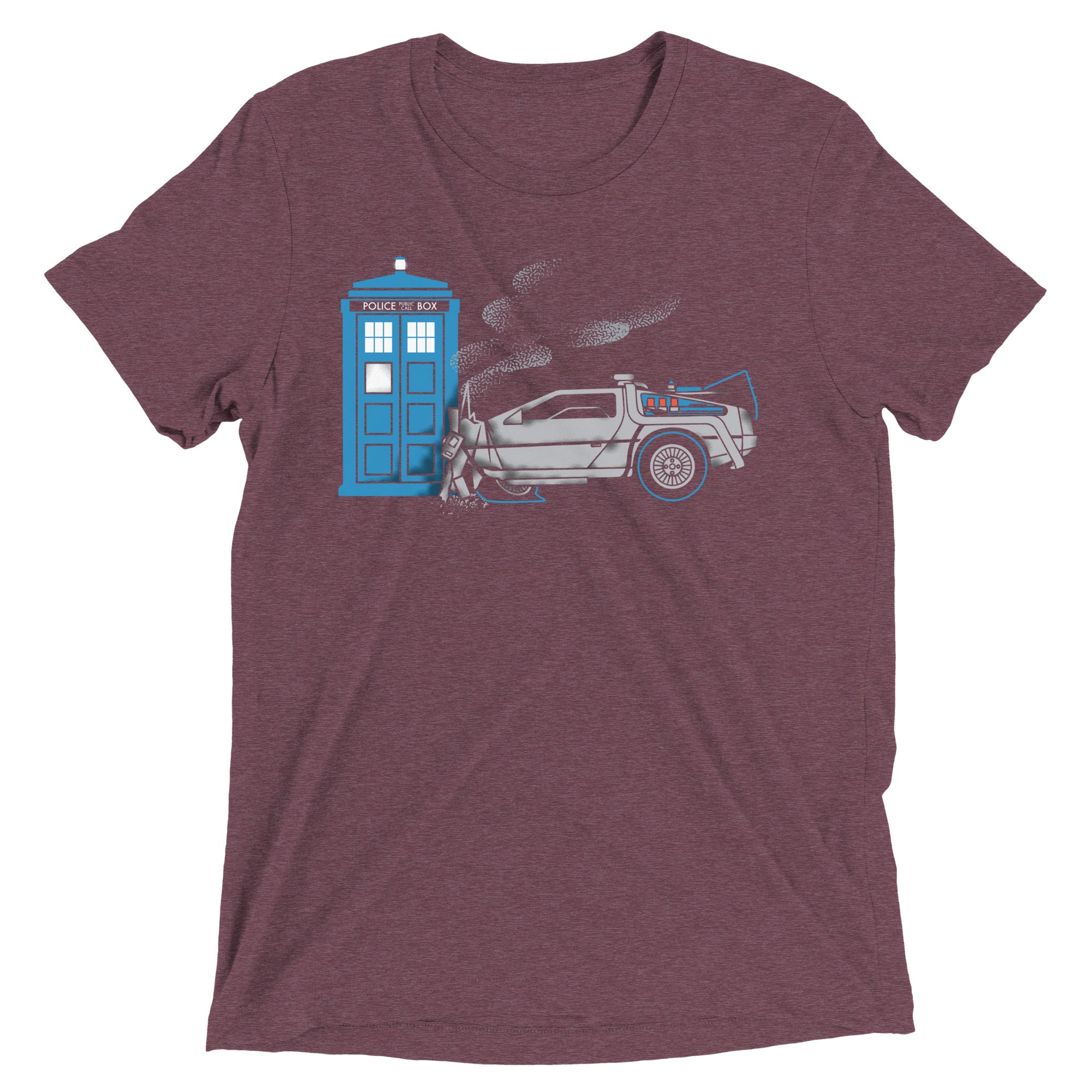 Time Collision Men's Tri-Blend Tee