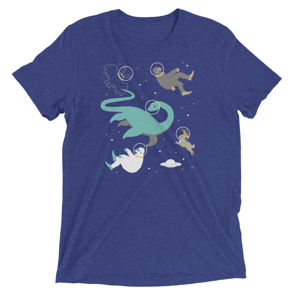 Cryptids In Space Men's Tri-Blend Tee