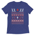 Zombie Christmas Sweater Men's Tri-Blend Tee