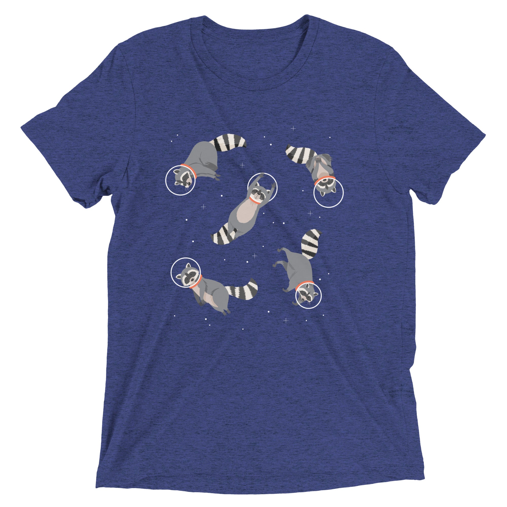 Raccoons In Space Men's Tri-Blend Tee