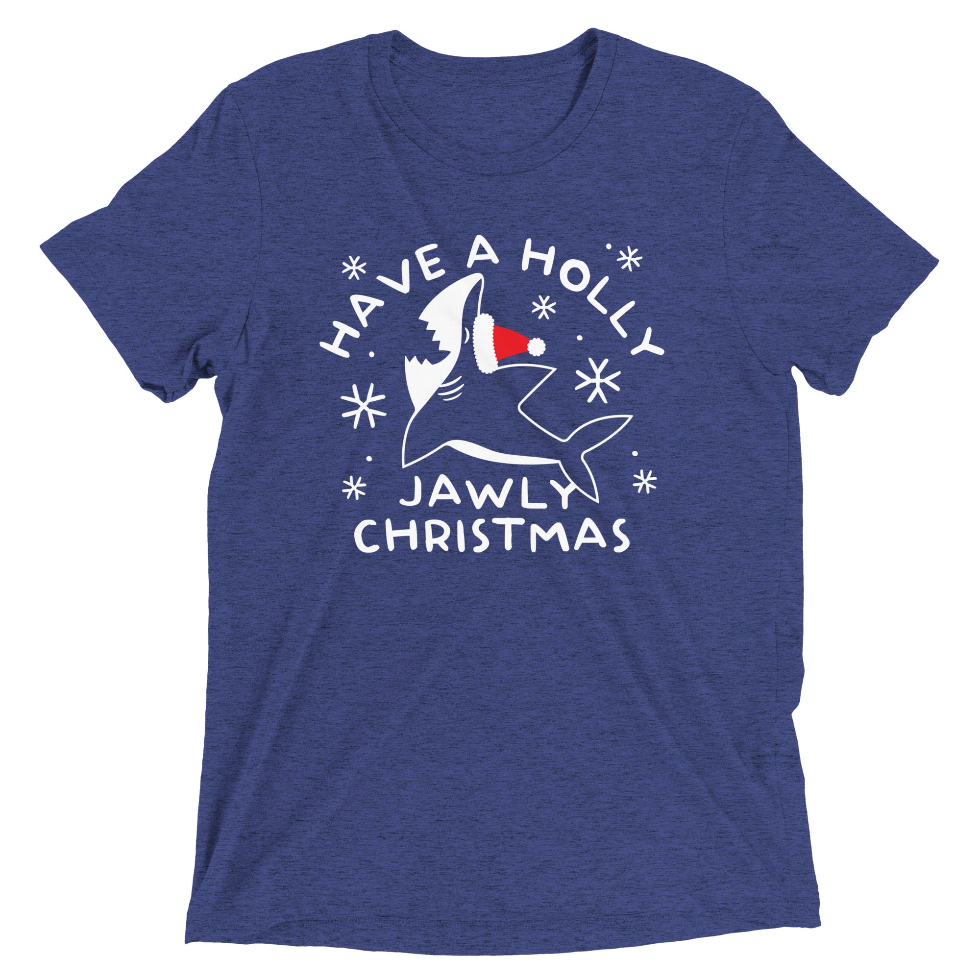 Have A Holly Jawly Christmas Men's Tri-Blend Tee