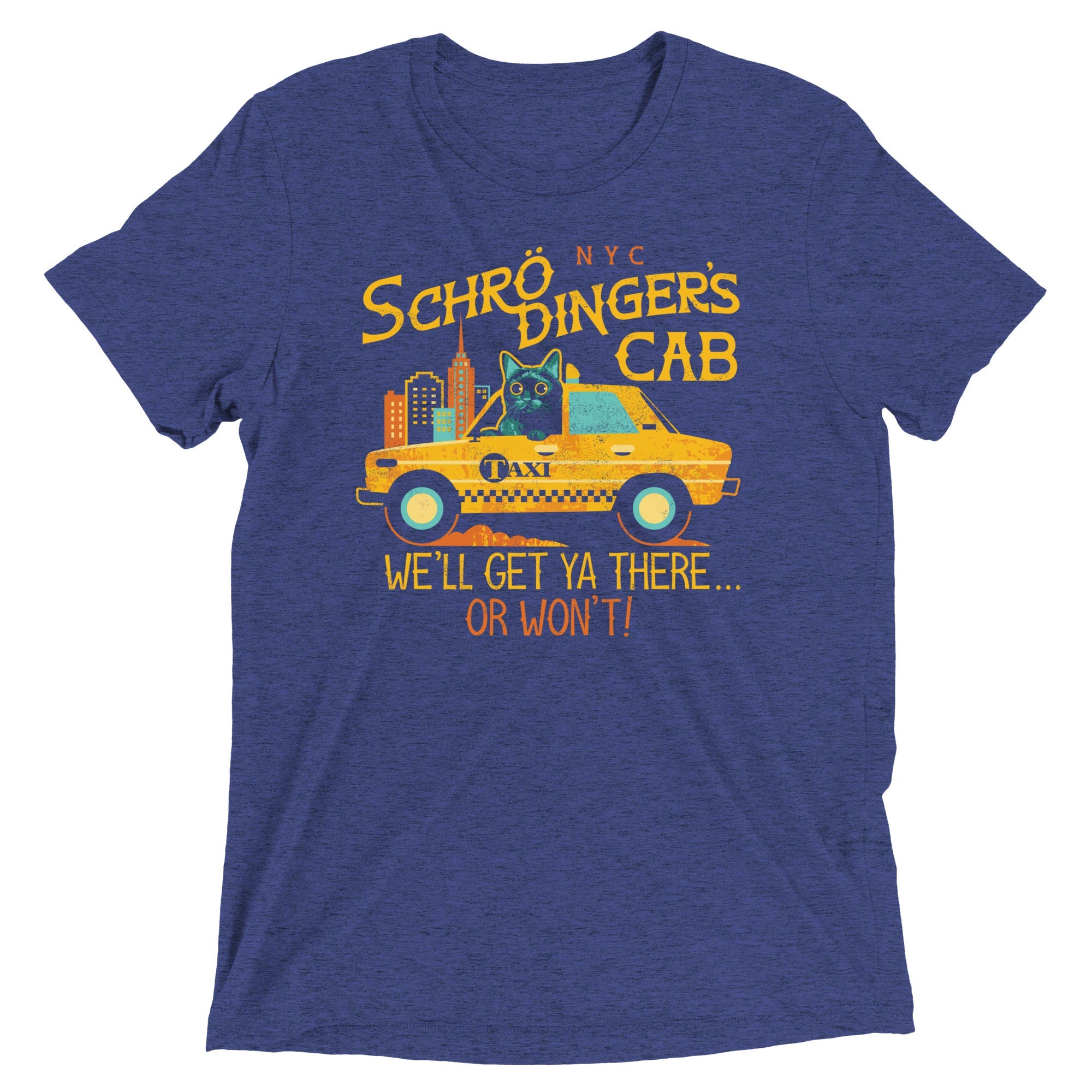 Schrodinger's Cab Men's Tri-Blend Tee