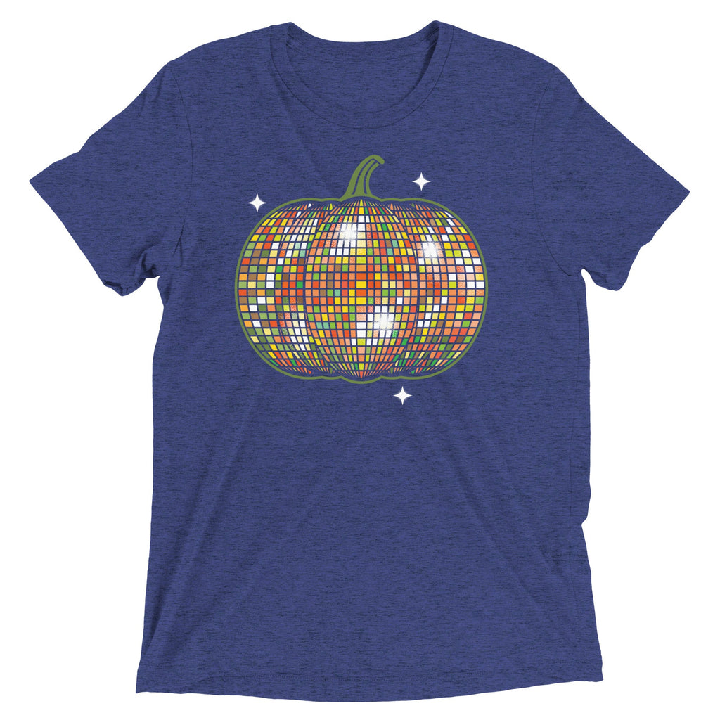 Disco Pumpkin Men's Tri-Blend Tee