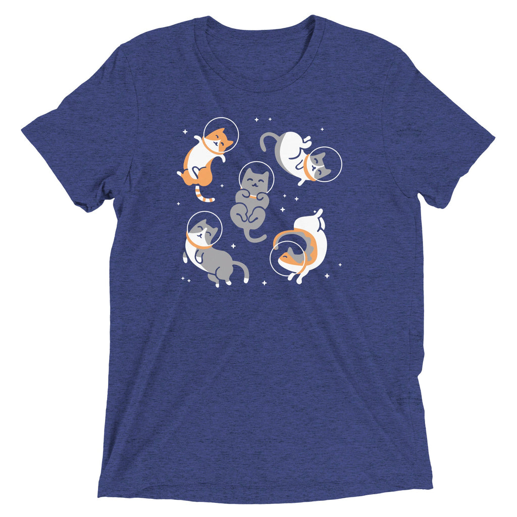 Cats In Space Men's Tri-Blend Tee