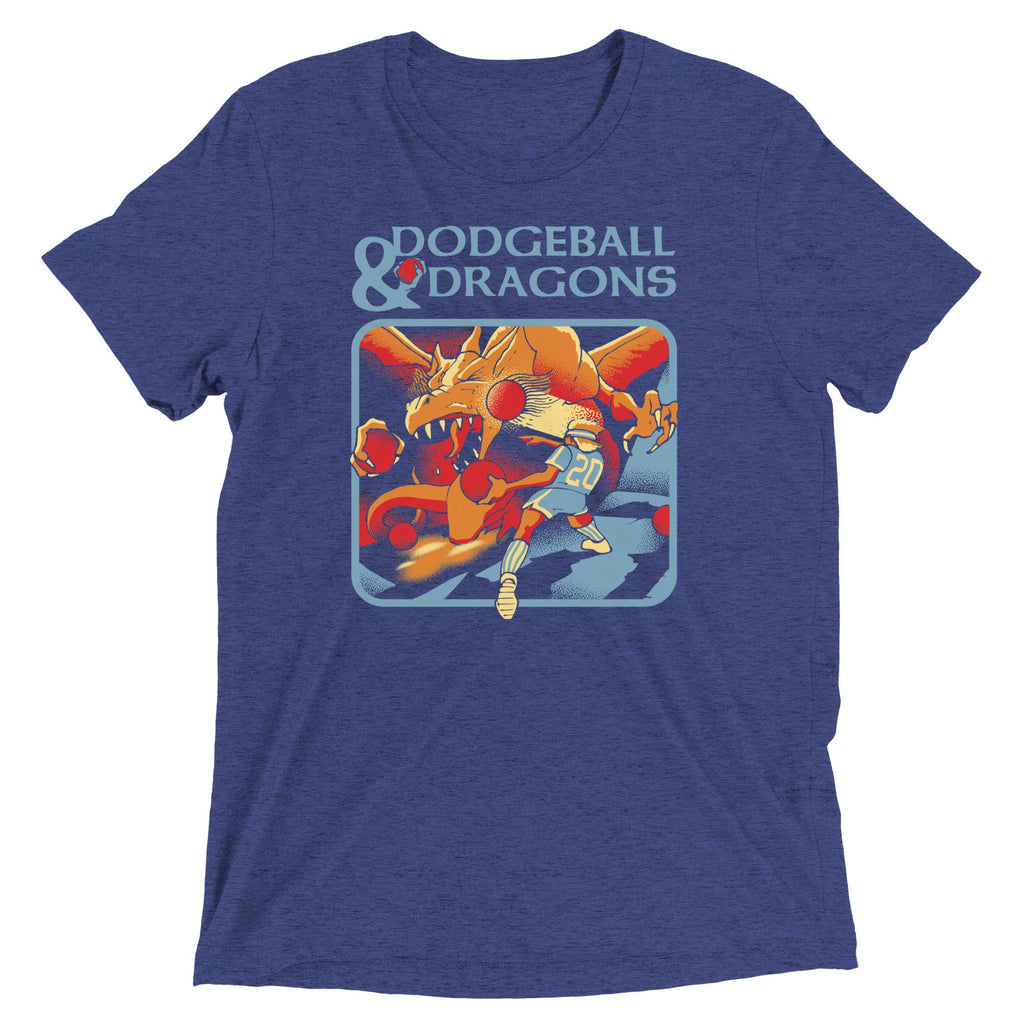 Dodgeball And Dragons Men's Tri-Blend Tee