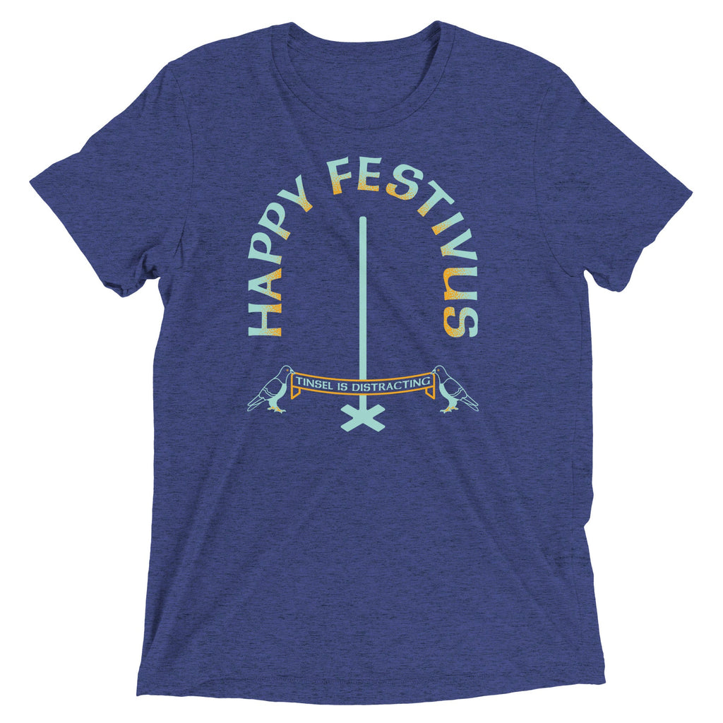 Happy Festivus Men's Tri-Blend Tee