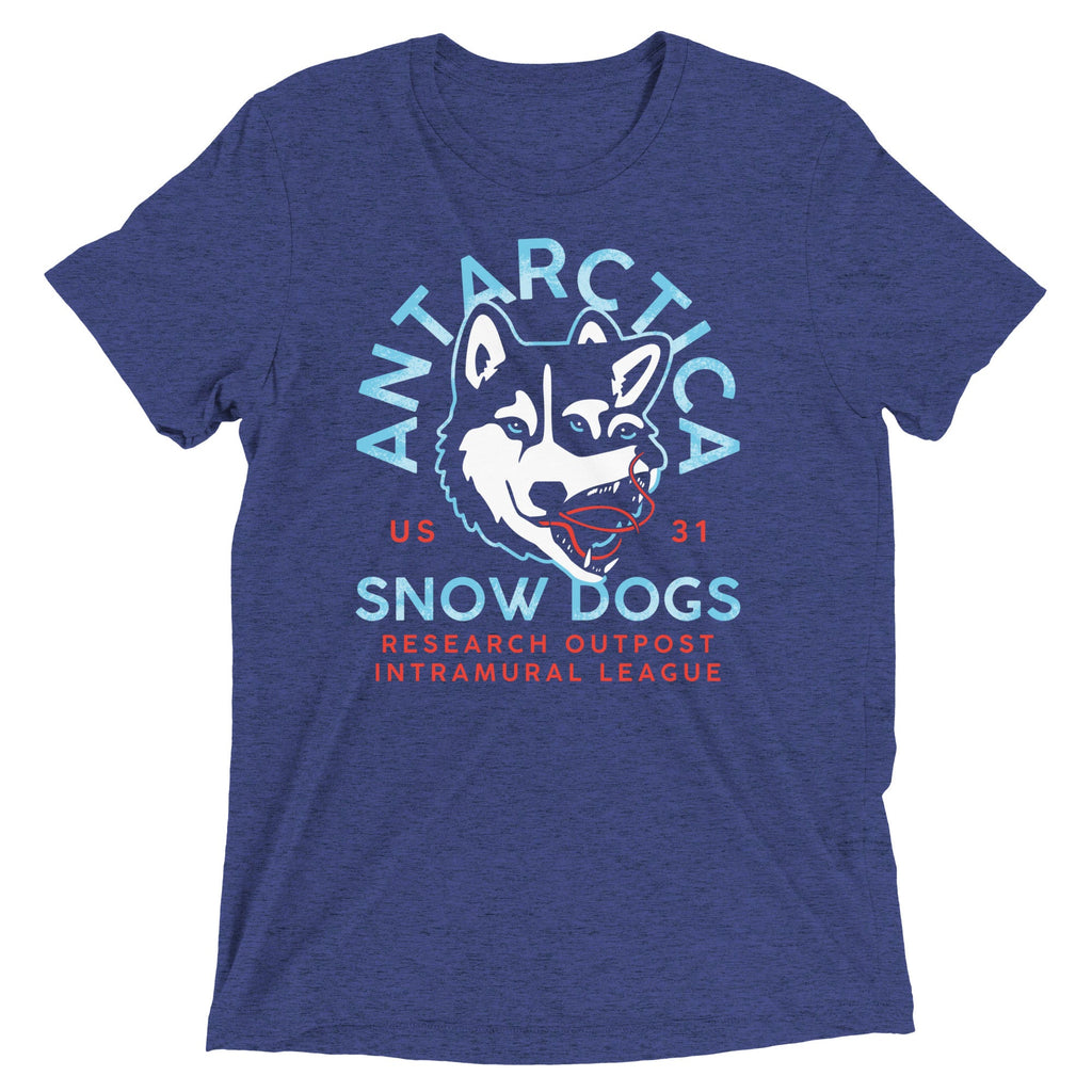 Antarctica Snow Dogs Men's Tri-Blend Tee