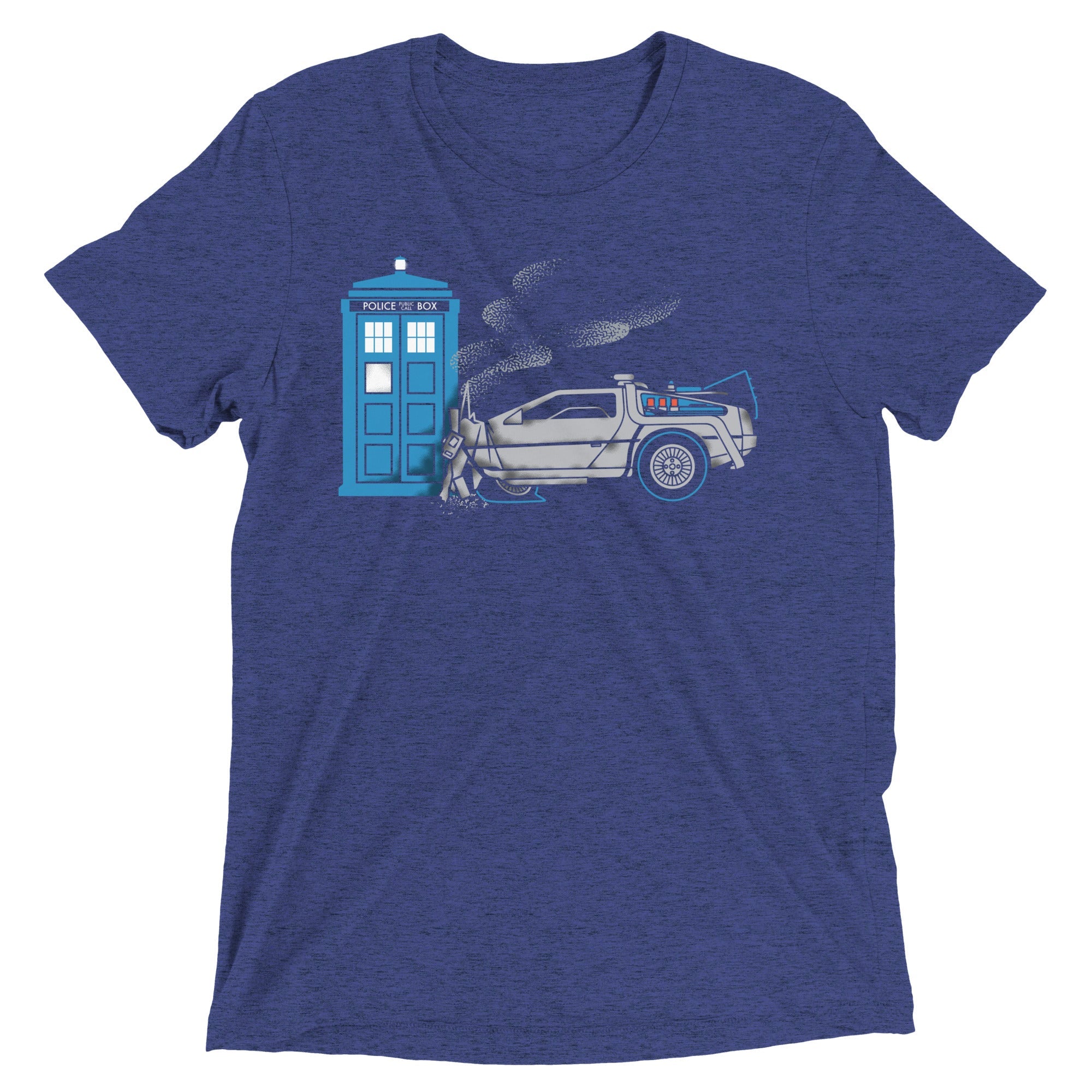 Time Collision Men's Tri-Blend Tee