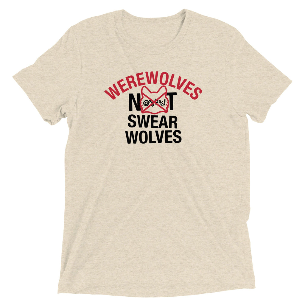 Werewolves Not Swearwolves Men's Tri-Blend Tee