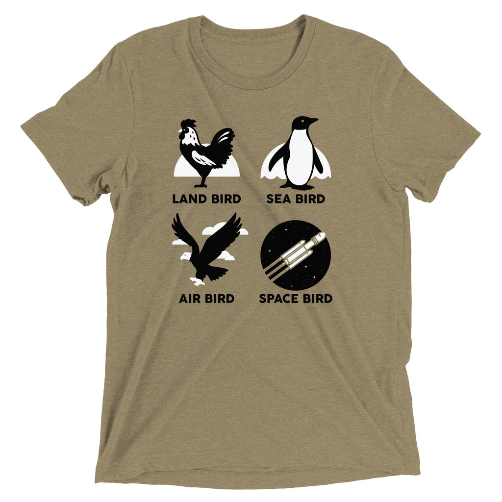 Types Of Birds Men's Tri-Blend Tee