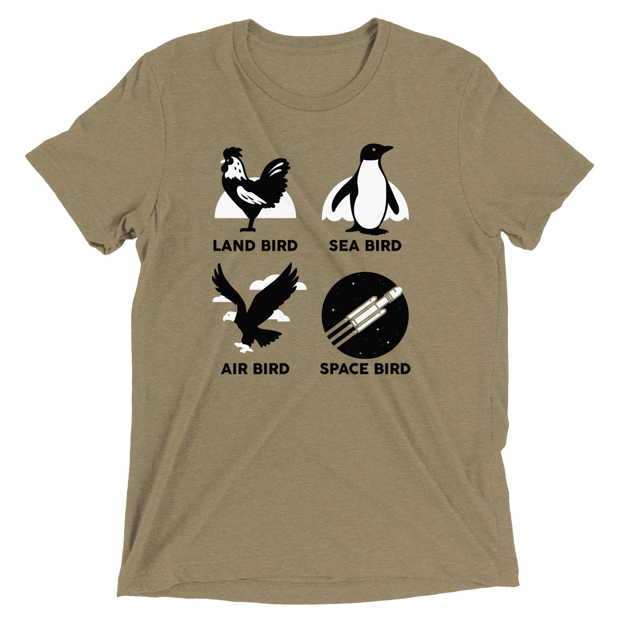Types Of Birds Men's Tri-Blend Tee