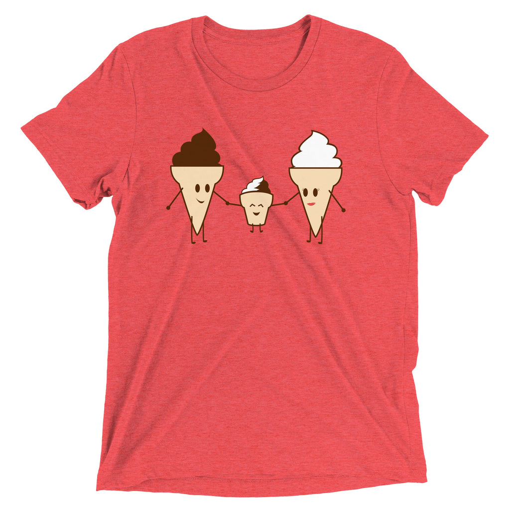 Ice Cream Family Men's Tri-Blend Tee