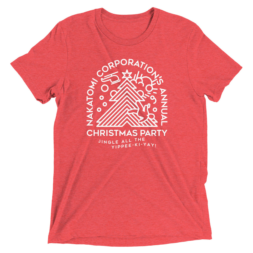 Nakatomi Christmas Party Men's Tri-Blend Tee
