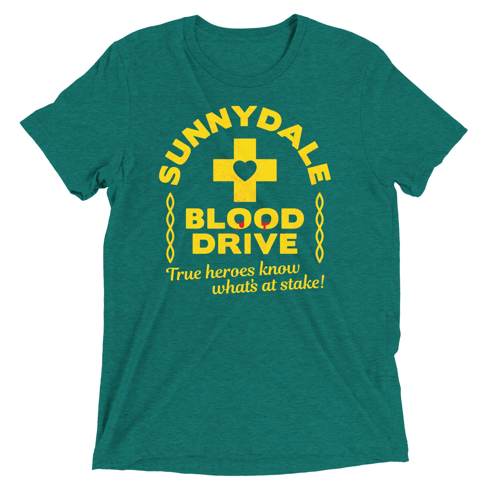 Sunnydale Blood Drive Men's Tri-Blend Tee