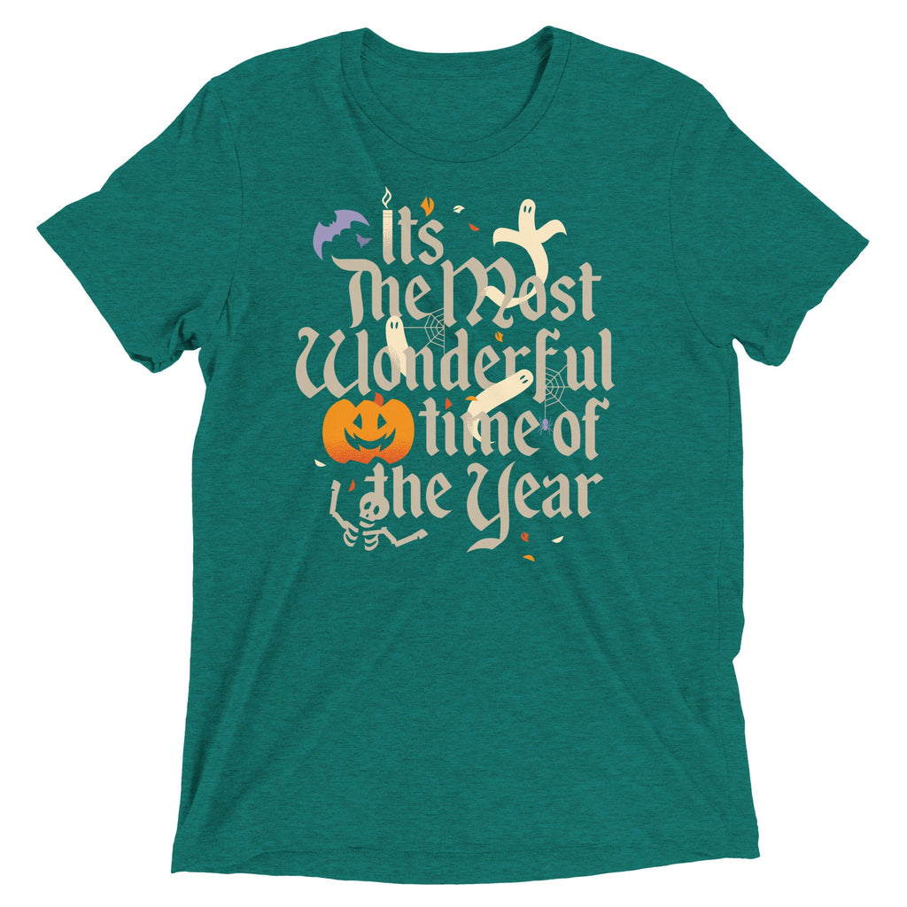 It's The Most Wonderful Time Of The Year Halloween Men's Tri-Blend Tee