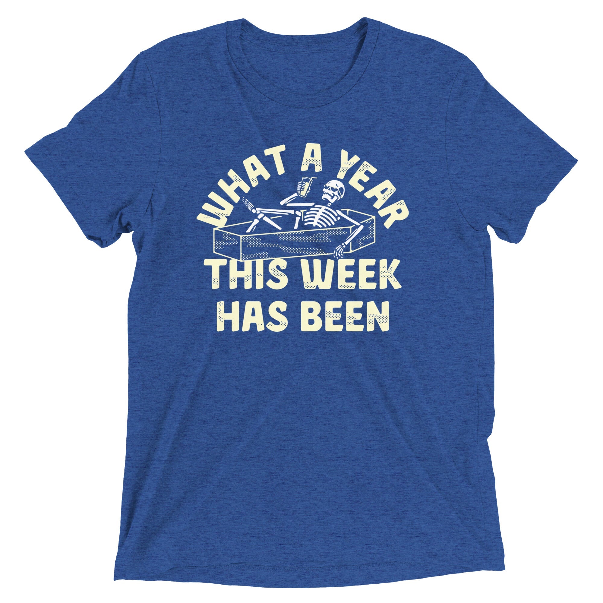 What A Year This Week Has Been Men's Tri-Blend Tee