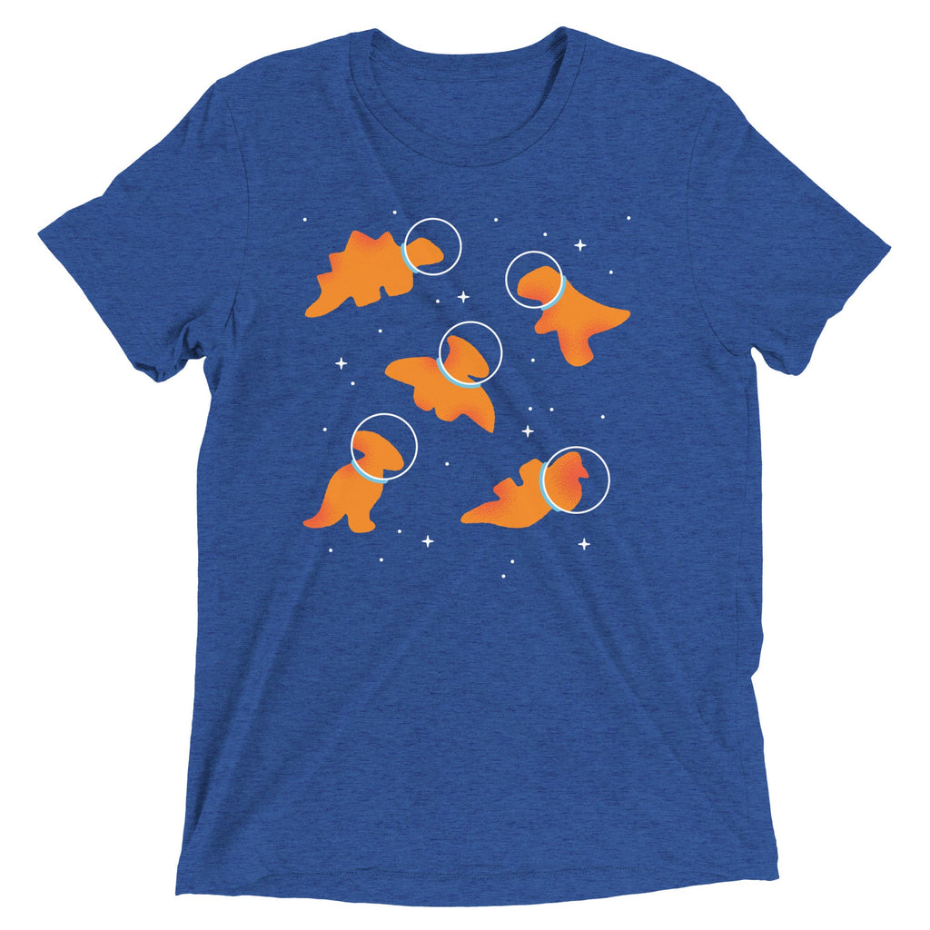 Dino Nugs In Space Men's Tri-Blend Tee