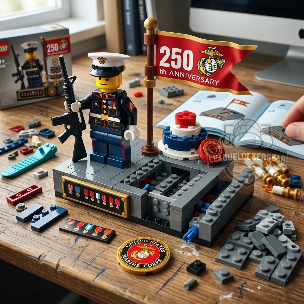 United States Marine Corps 250th Anniversary Lego Display Set