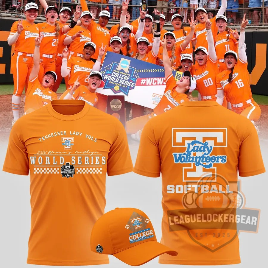University of Tennessee Lady Vols 2026 Women’s College World Series T-Shirt