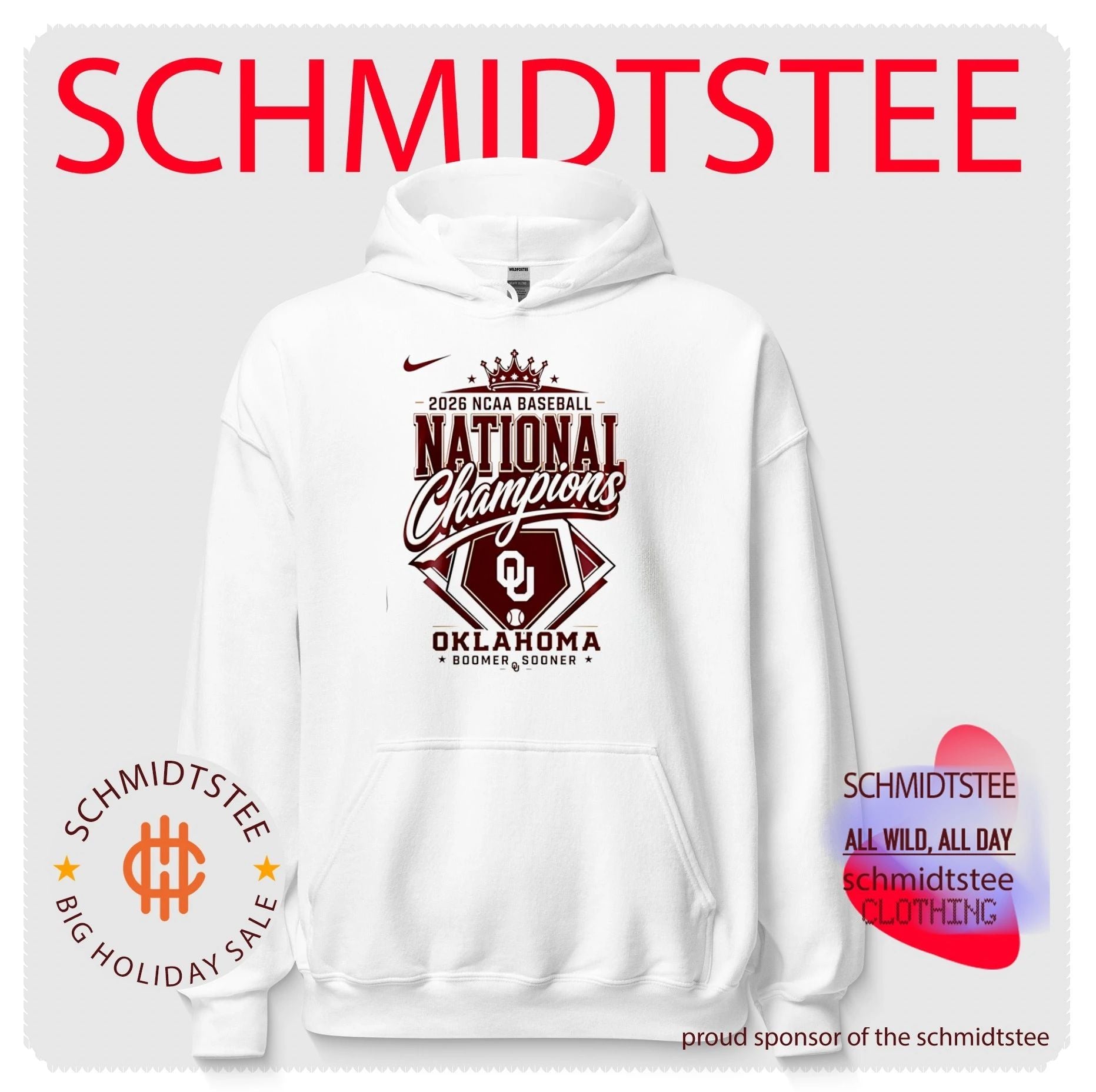 Oklahoma Sooners NCAA National Champions 2026 Crown shirt