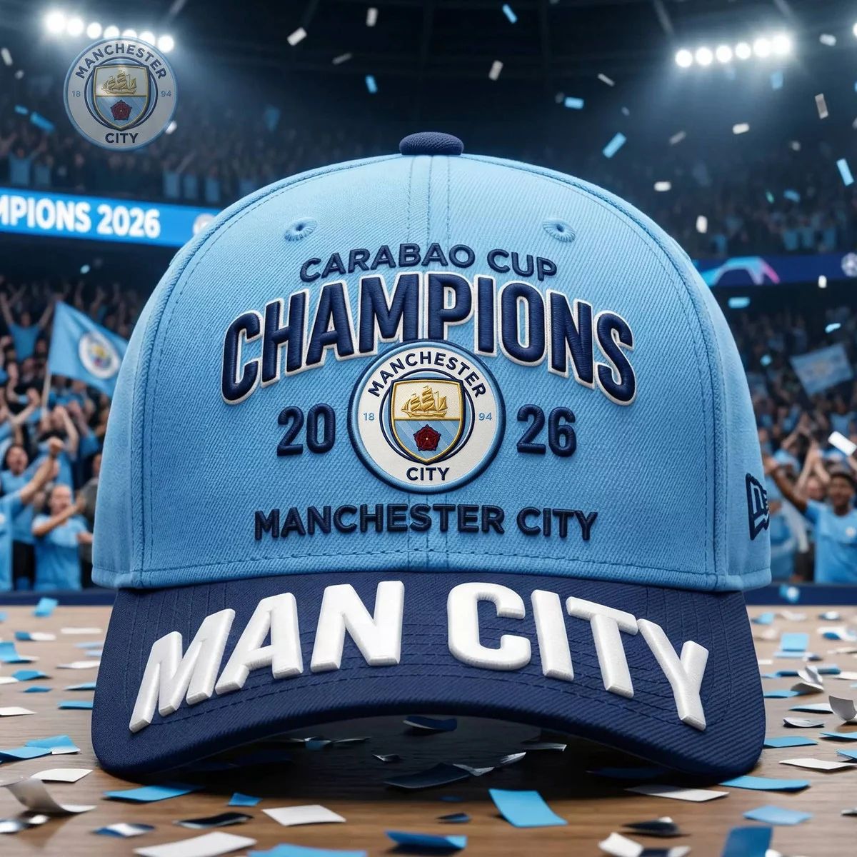 Manchester City Carabao Cup Champions 2026 Cap